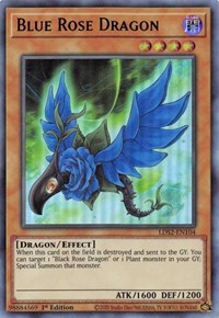 Blue Rose Dragon (Blue) [LDS2-EN104] Ultra Rare | Odin's Place