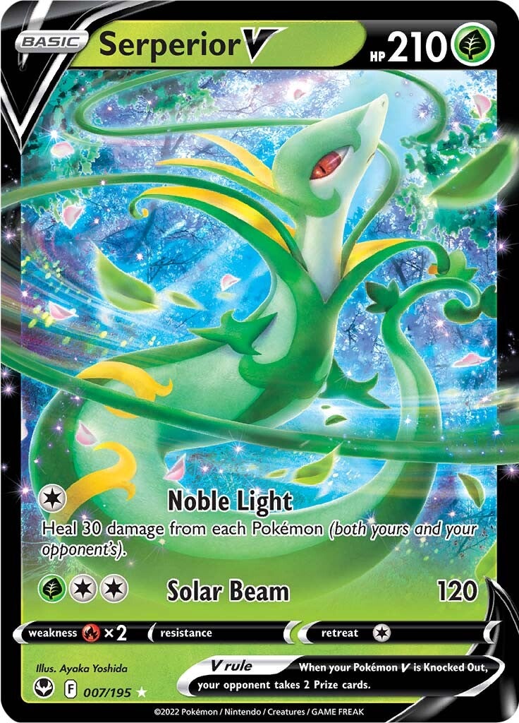 Serperior V (007/195) [Sword & Shield: Silver Tempest] | Odin's Place