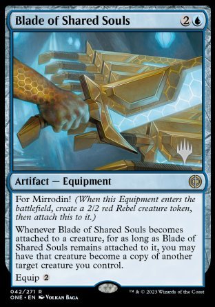 Blade of Shared Souls (Promo Pack) [Phyrexia: All Will Be One Promos] | Odin's Place