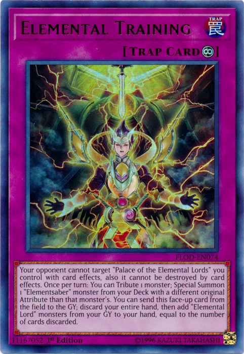 Elemental Training [FLOD-EN074] Ultra Rare | Odin's Place