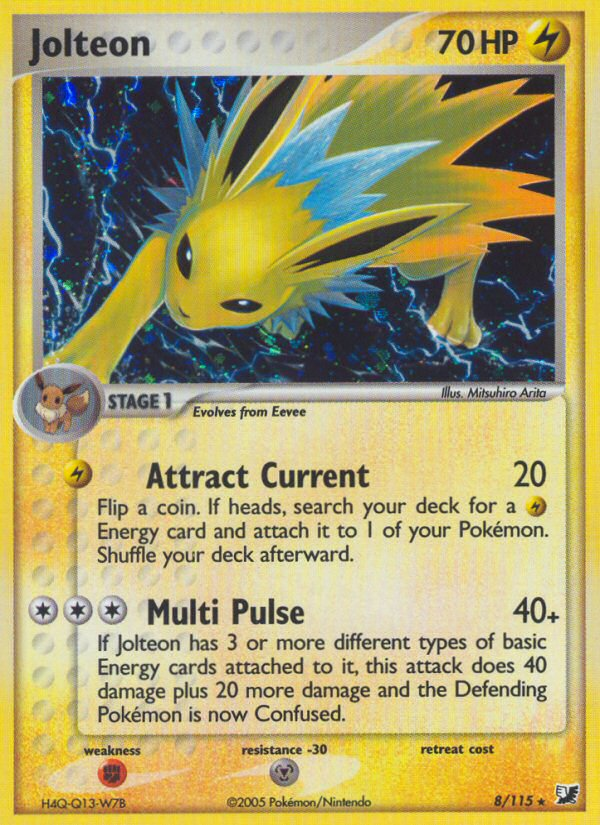 Jolteon (8/115) [EX: Unseen Forces] | Odin's Place