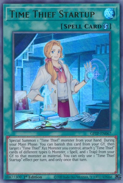Time Thief Startup [GFTP-EN067] Ultra Rare | Odin's Place