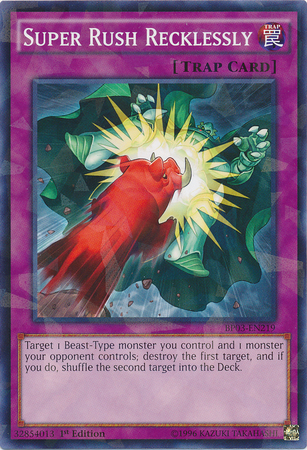 Super Rush Recklessly [BP03-EN219] Shatterfoil Rare | Odin's Place
