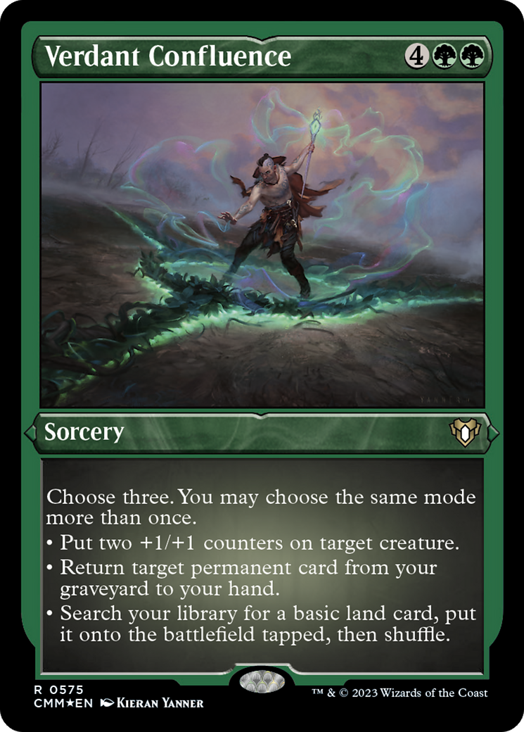 Verdant Confluence (Foil Etched) [Commander Masters] | Odin's Place