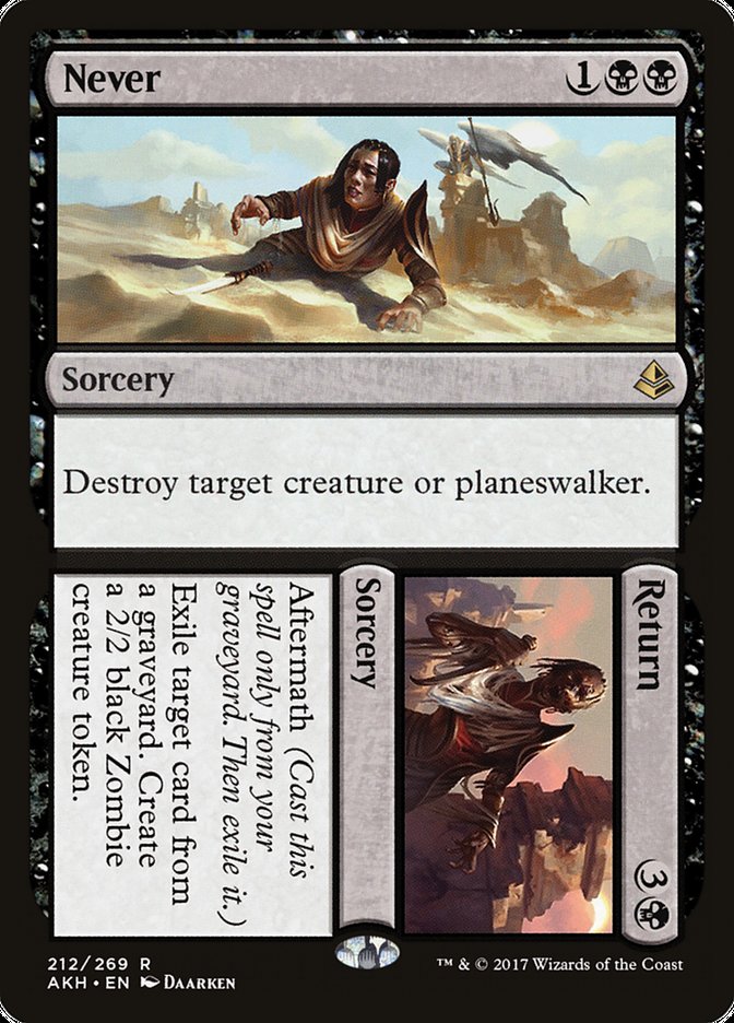 Never // Return (212) [Amonkhet] | Odin's Place