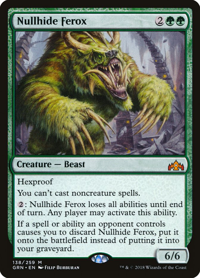 Nullhide Ferox (138) [Guilds of Ravnica] | Odin's Place