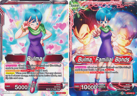 Bulma // Bulma, Familial Bonds (BT8-001) [Malicious Machinations] | Odin's Place