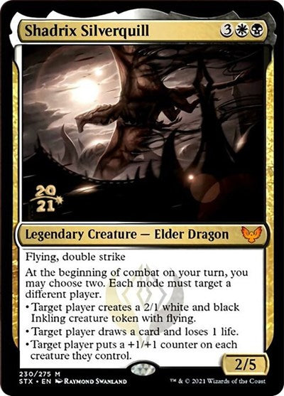Shadrix Silverquill [Strixhaven: School of Mages Prerelease Promos] | Odin's Place