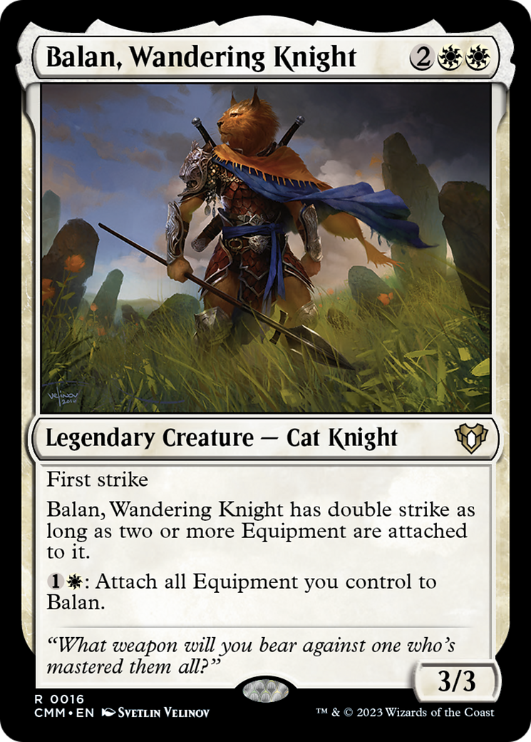 Balan, Wandering Knight [Commander Masters] | Odin's Place