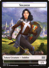 Beast // Soldier Double-Sided Token [Double Masters Tokens] | Odin's Place