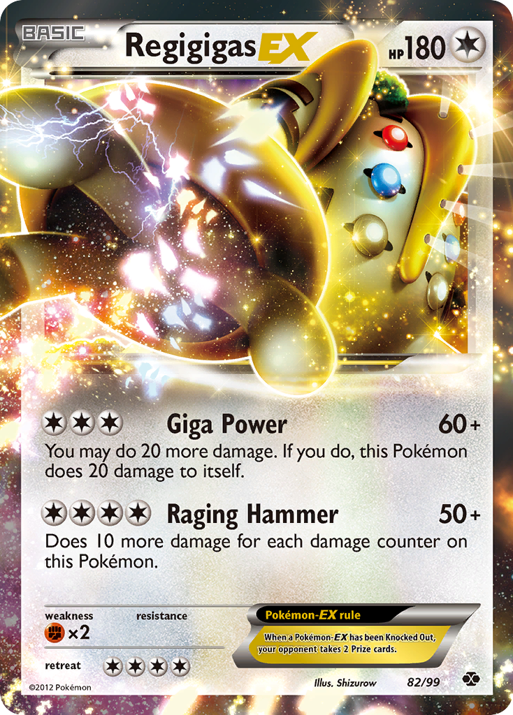 Regigigas EX (82/99) [Black & White: Next Destinies] | Odin's Place