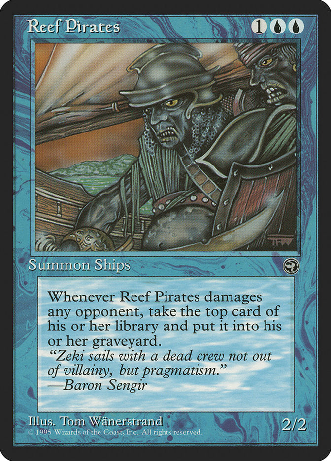 Reef Pirates (Baron Sengir Flavor Text) [Homelands] | Odin's Place
