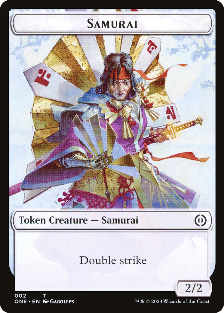 Samurai Token [Phyrexia: All Will Be One Tokens] | Odin's Place