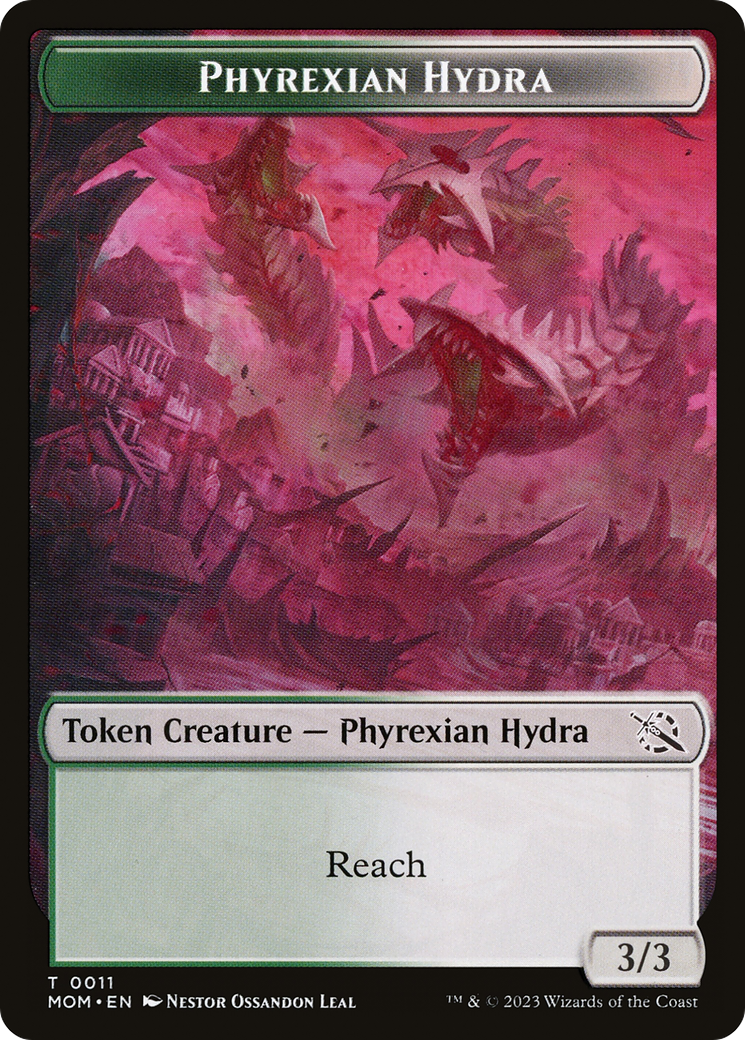 Phyrexian Myr // Phyrexian Hydra (11) Double-Sided Token [March of the Machine Tokens] | Odin's Place