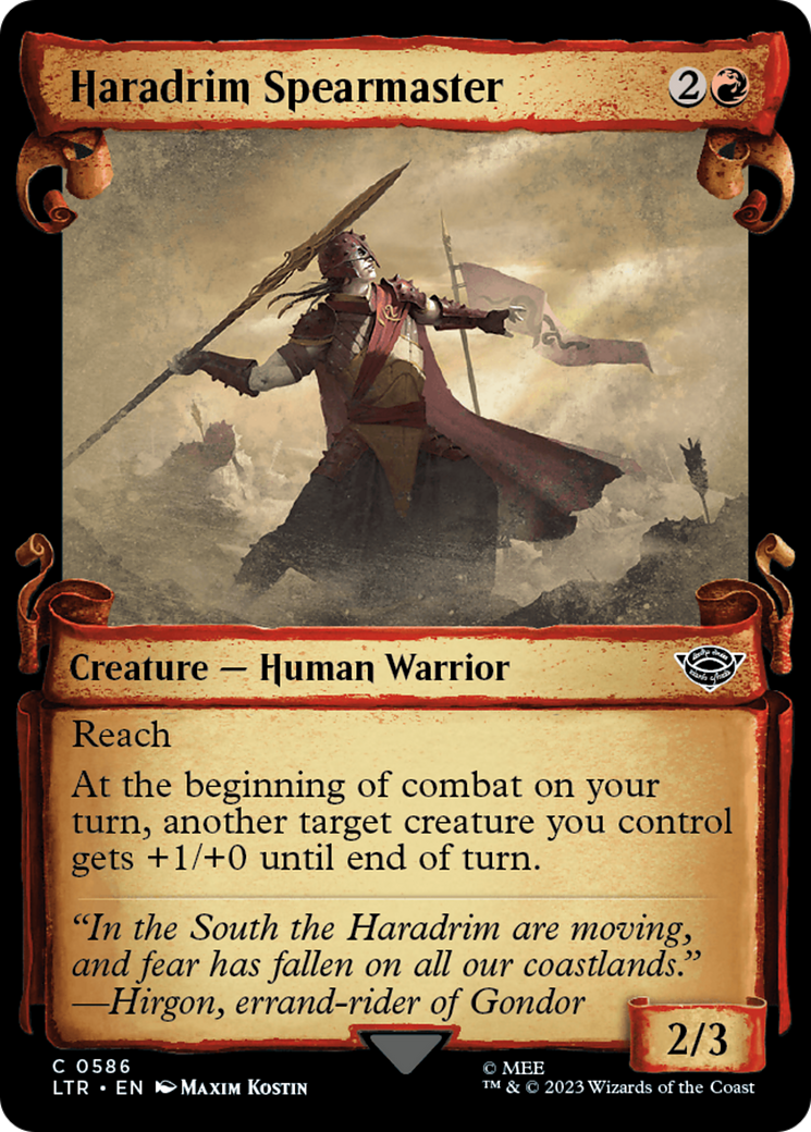 Haradrim Spearmaster [The Lord of the Rings: Tales of Middle-Earth Showcase Scrolls] | Odin's Place