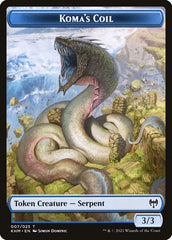 Dwarf Berserker // Koma's Coil Double-Sided Token [Kaldheim Tokens] | Odin's Place