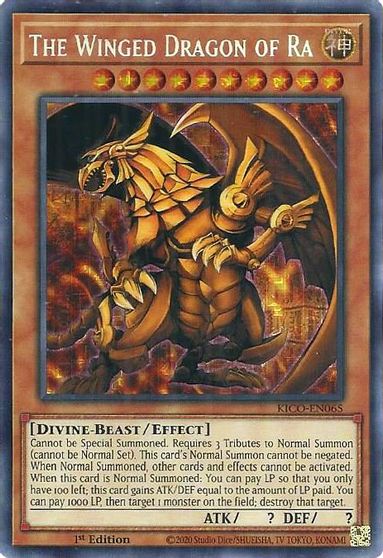 The Winged Dragon of Ra [KICO-EN065] Secret Pharaoh's Rare | Odin's Place