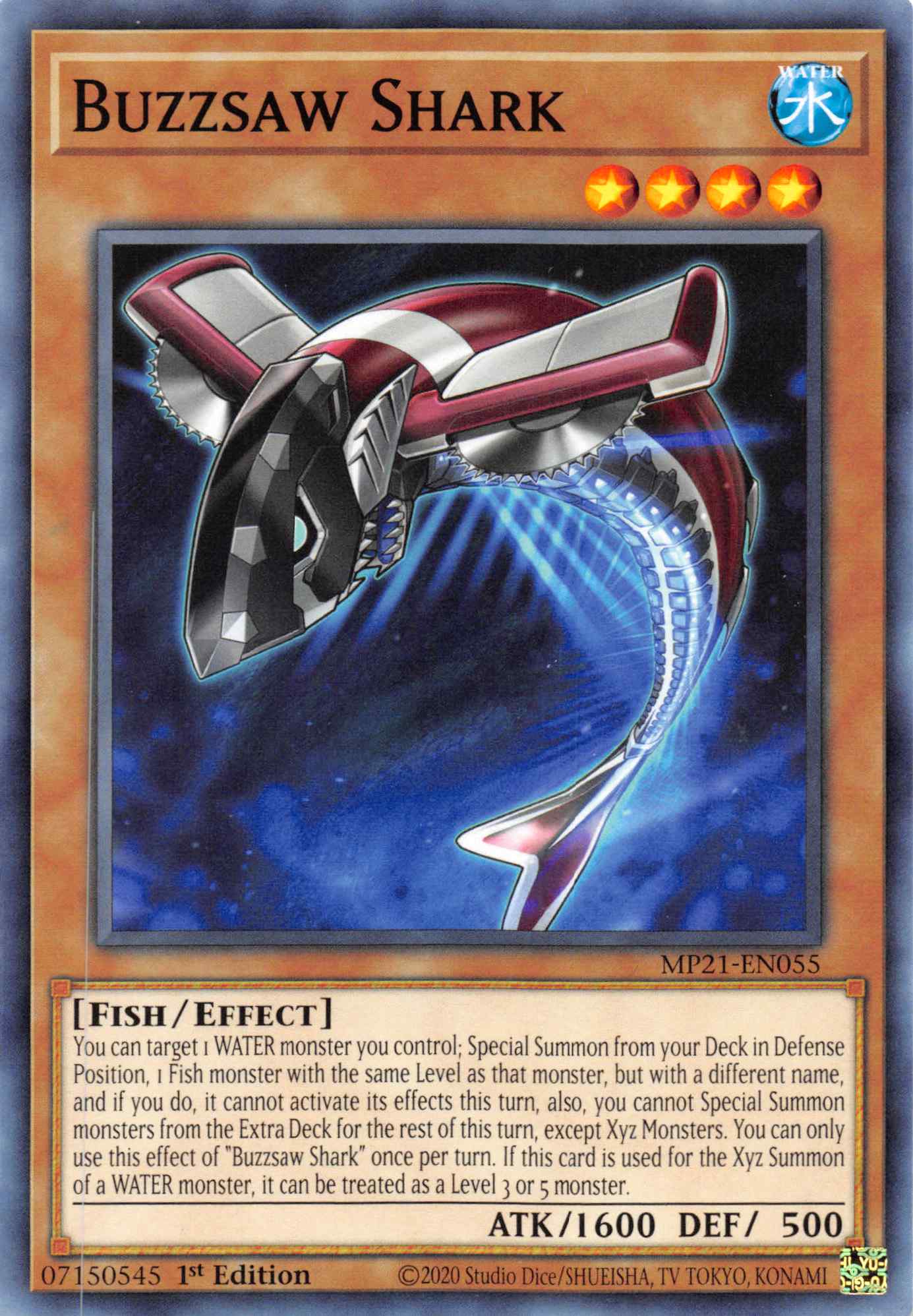 Buzzsaw Shark [MP21-EN055] Common | Odin's Place