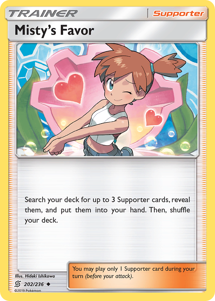 Misty's Favor (202/236) [Sun & Moon: Unified Minds] | Odin's Place