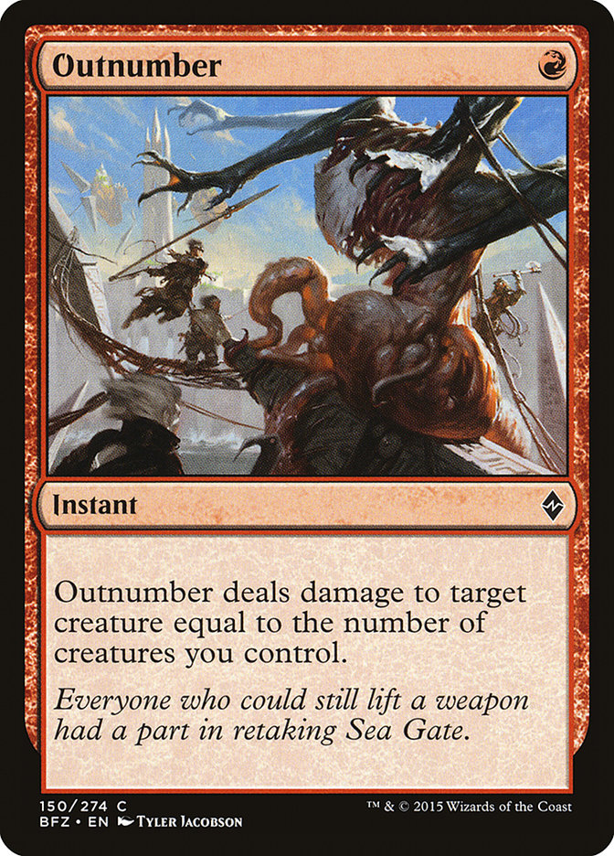 Outnumber (150) [Battle for Zendikar] | Odin's Place