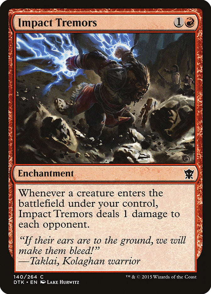 Impact Tremors (140) [Dragons of Tarkir] | Odin's Place