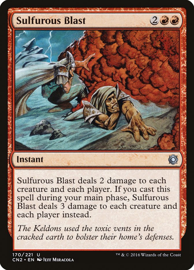 Sulfurous Blast (170) [Conspiracy: Take the Crown] | Odin's Place