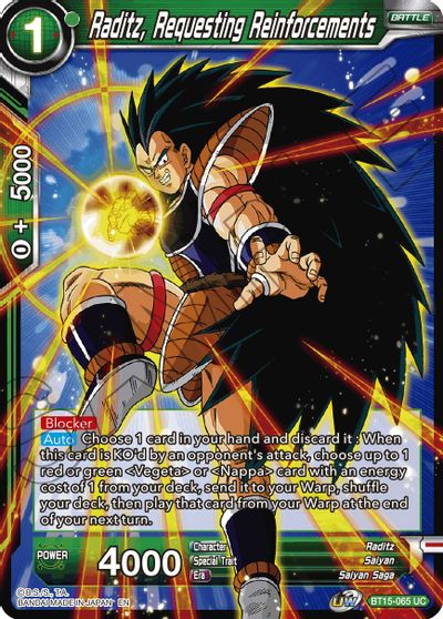Raditz, Requesting Reinforcements (BT15-065) [Saiyan Showdown] | Odin's Place