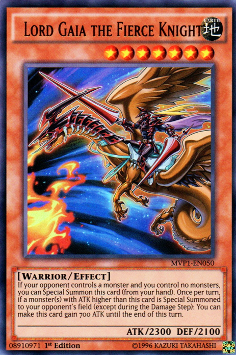 Lord Gaia the Fierce Knight [MVP1-EN050] Ultra Rare | Odin's Place