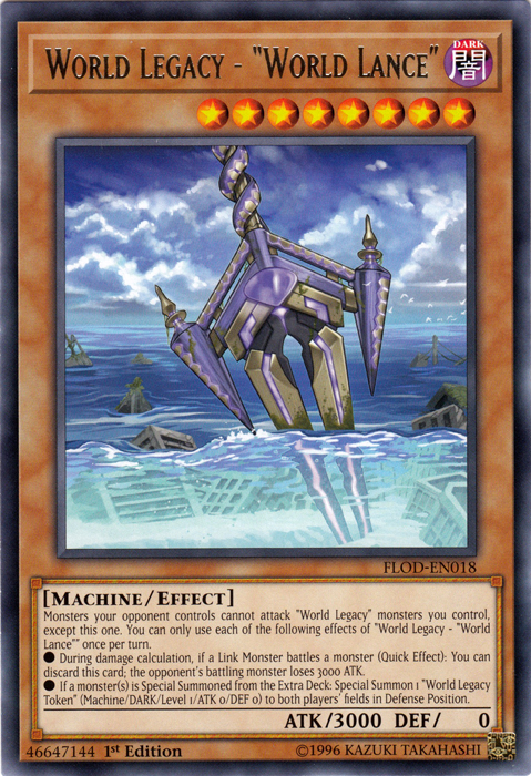 World Legacy - "World Lance" [FLOD-EN018] Rare | Odin's Place