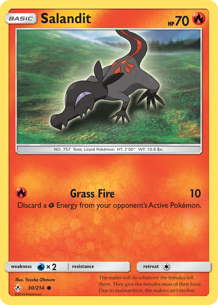 Salandit (30/214) [Sun & Moon: Unbroken Bonds] | Odin's Place