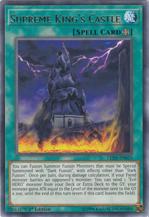 Supreme King's Castle [LED5-EN015] Rare | Odin's Place