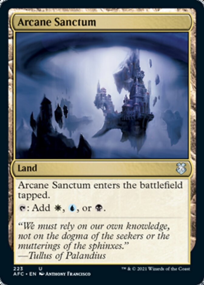 Arcane Sanctum [Dungeons & Dragons: Adventures in the Forgotten Realms Commander] | Odin's Place