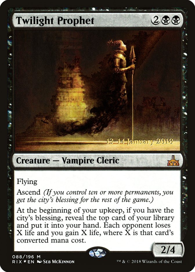Twilight Prophet (88) [Rivals of Ixalan Prerelease Promos] | Odin's Place