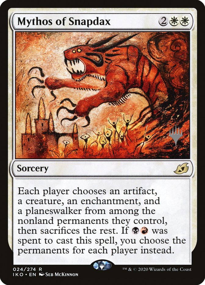 Mythos of Snapdax (Promo Pack) [Ikoria: Lair of Behemoths Promos] | Odin's Place