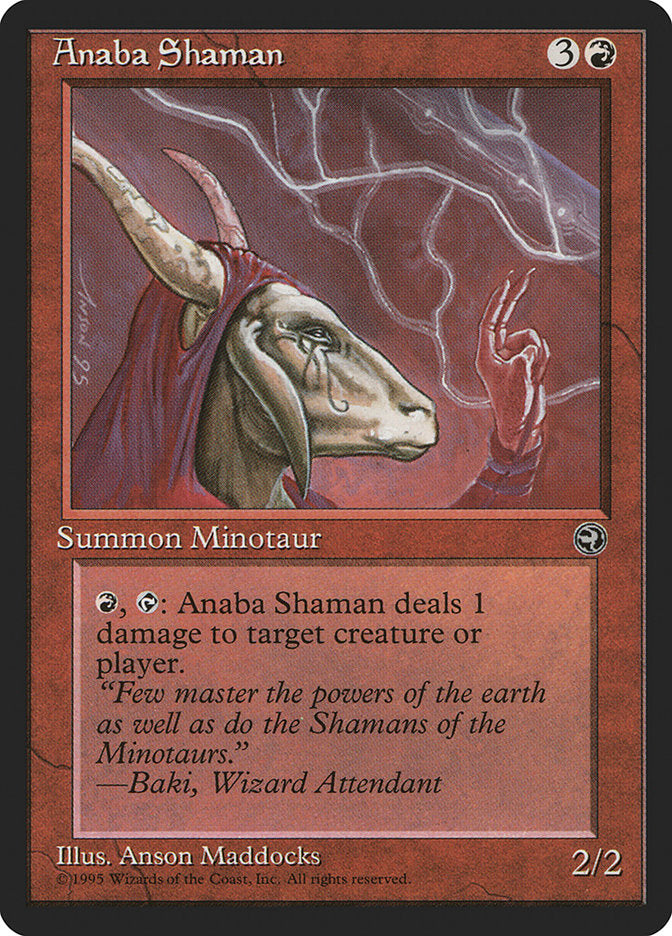 Anaba Shaman (Baki Flavor Text) [Homelands] | Odin's Place
