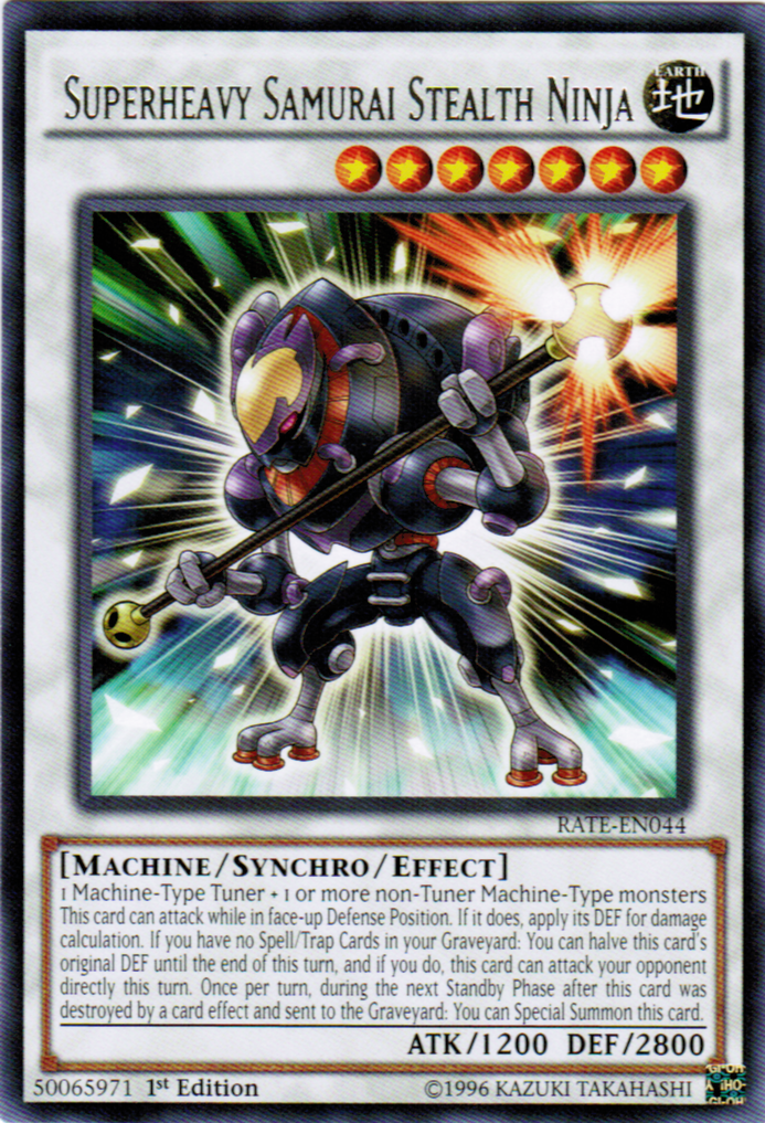 Superheavy Samurai Stealth Ninja [RATE-EN044] Rare | Odin's Place