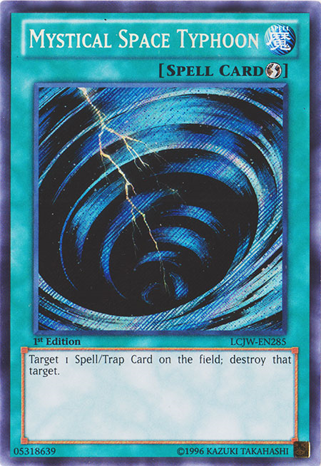 Mystical Space Typhoon [LCJW-EN285] Secret Rare | Odin's Place