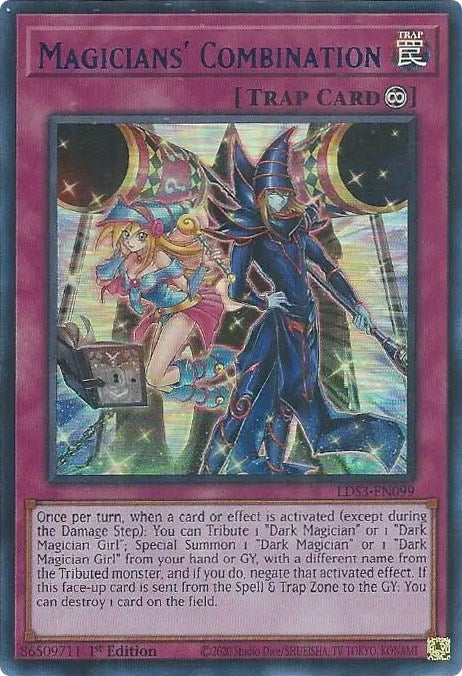 Magicians' Combination (Blue) [LDS3-EN099] Ultra Rare | Odin's Place