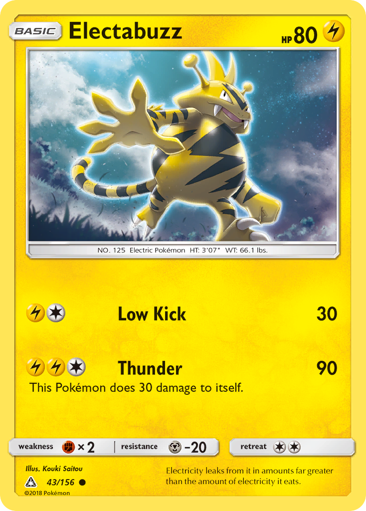 Electabuzz (43/156) [Sun & Moon: Ultra Prism] | Odin's Place
