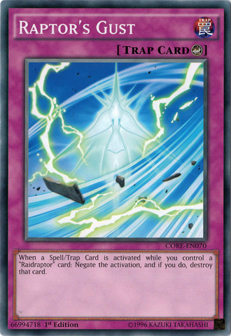 Raptor's Gust [CORE-EN070] Common | Odin's Place