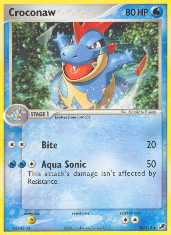Croconaw (38/115) [EX: Unseen Forces] | Odin's Place