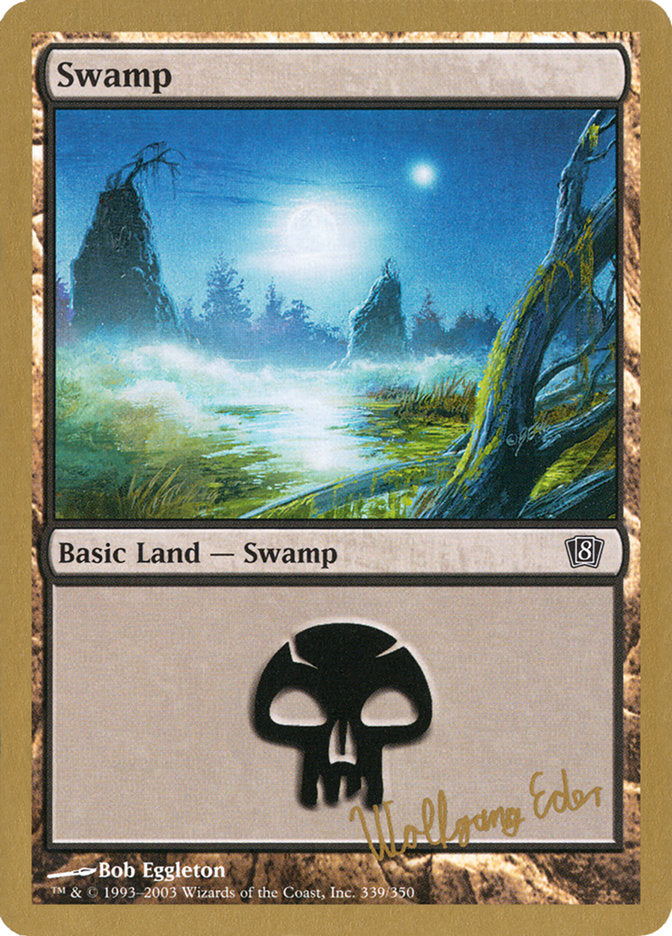 Swamp (we339) (Wolfgang Eder) [World Championship Decks 2003] | Odin's Place