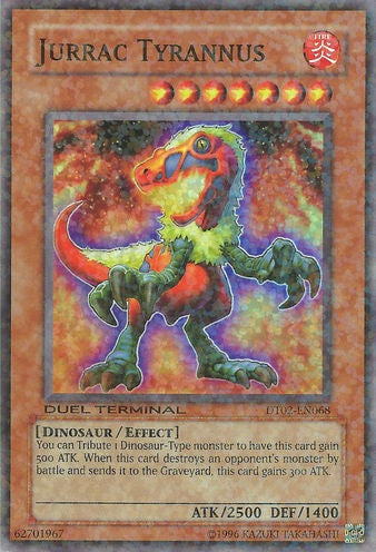 Jurrac Tyrannus [DT02-EN068] Super Rare | Odin's Place