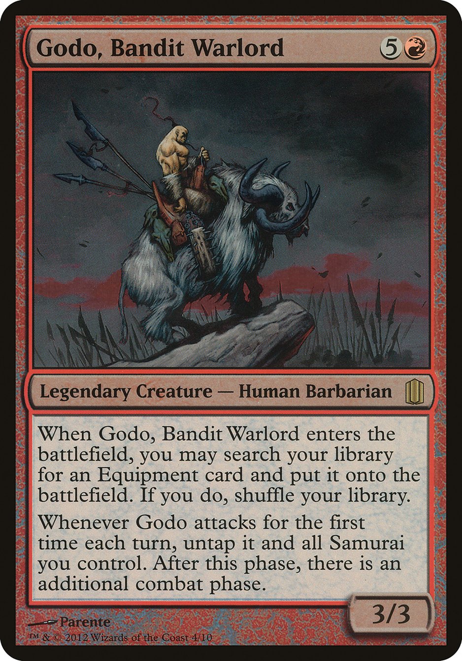 Godo, Bandit Warlord (4) (Oversized) [Commander's Arsenal Oversized] | Odin's Place