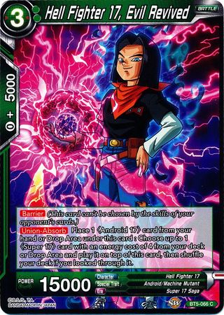 Hell Fighter 17, Evil Revived (BT5-066) [Miraculous Revival] | Odin's Place