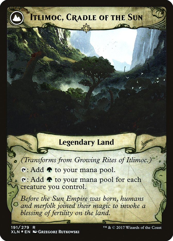 Growing Rites of Itlimoc // Itlimoc, Cradle of the Sun [Ixalan Prerelease Promos] | Odin's Place