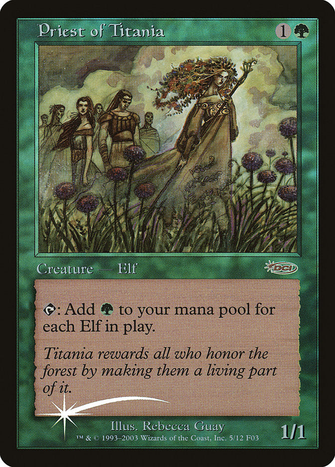Priest of Titania (5) [Friday Night Magic 2003] | Odin's Place