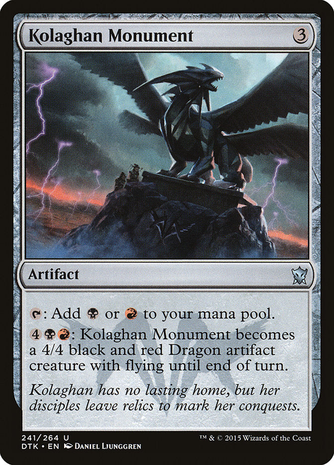 Kolaghan Monument (241) [Dragons of Tarkir] | Odin's Place