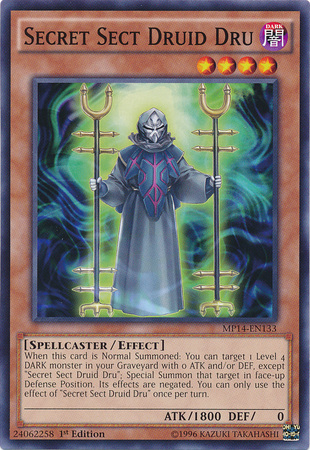 Secret Sect Druid Dru [MP14-EN133] Common | Odin's Place
