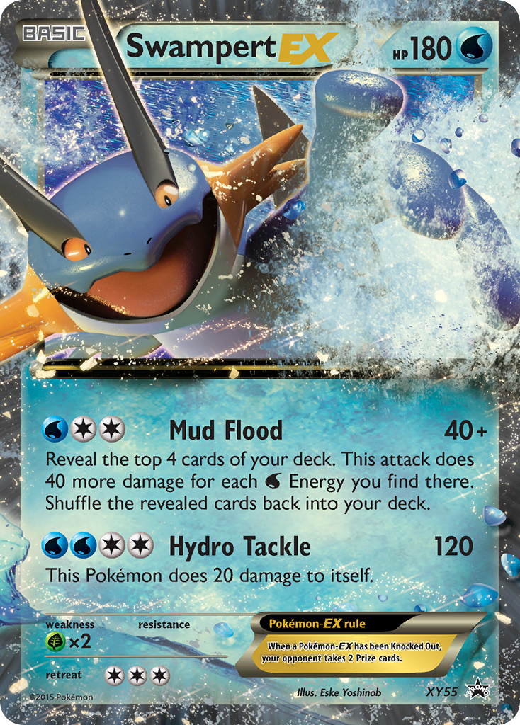 Swampert EX (XY55) [XY: Black Star Promos] | Odin's Place